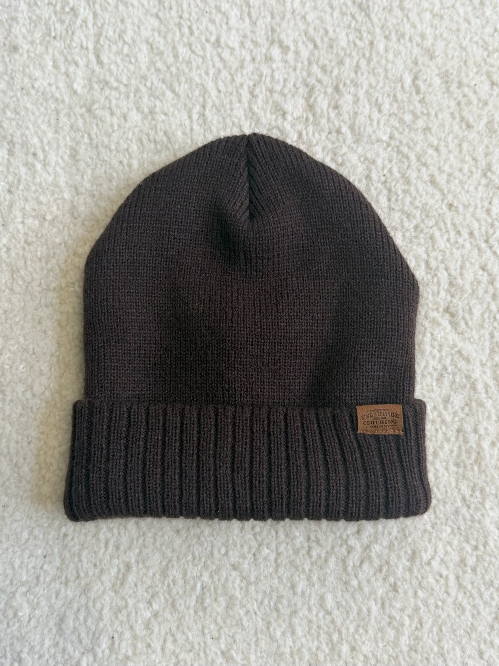 Telluride Clothing Co. Knit Beanie - Dark Brown Hat